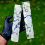 Mezuzah Case Glass Fragments Canopy 20 cm