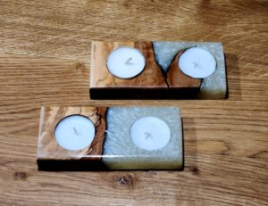 2 Tealight candle tray for Shabat